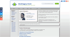 Desktop Screenshot of mediagourmet.eu